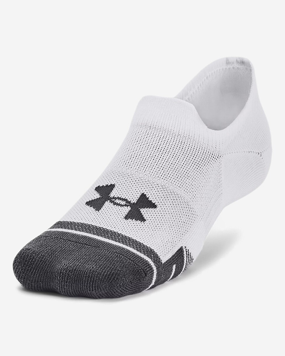 MEIAS UNDER ARMOUR PERFORMANCE 3PK - BRANCO