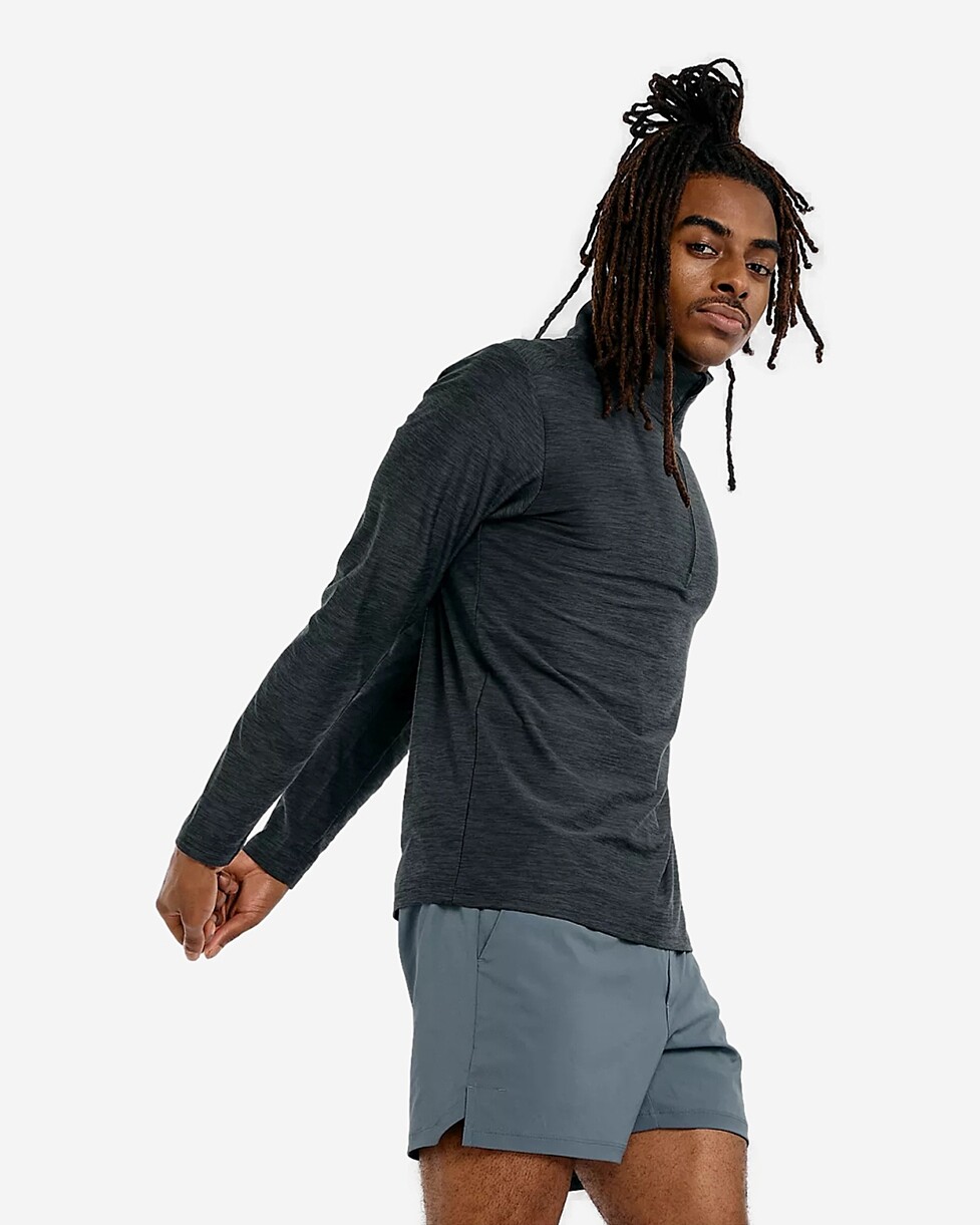 SWEAT NEW BALANCE  SPACE DYE ZIP