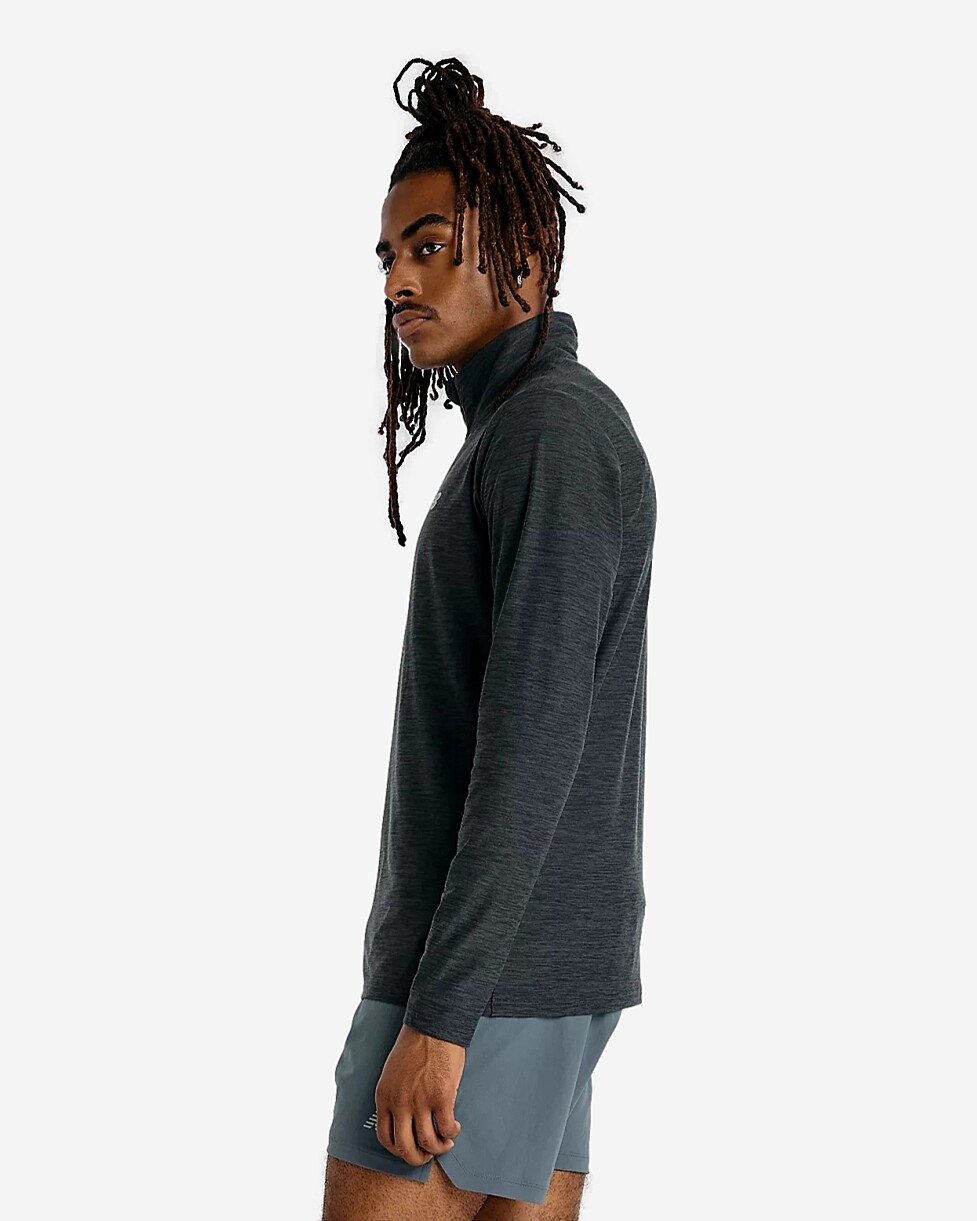 SWEAT NEW BALANCE  SPACE DYE ZIP