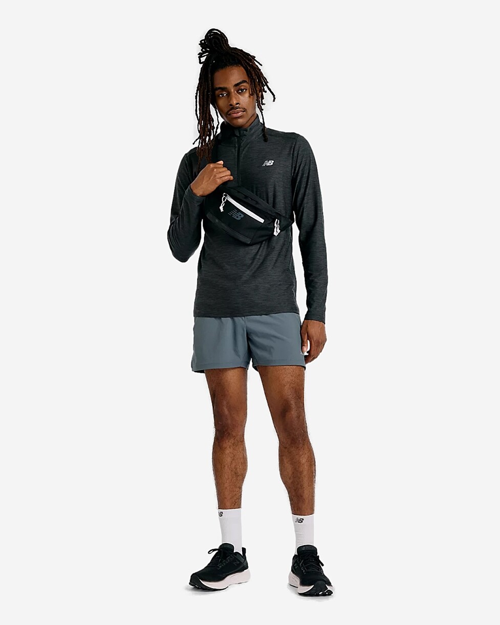 SWEAT NEW BALANCE  SPACE DYE ZIP