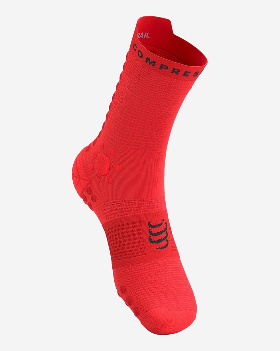 MEIAS COMPRESSPORT PRO RACING V4.0 TRAIL - LARANJA