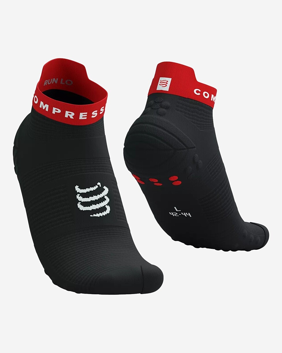 MEIAS COMPRESSPORT PRO RACING V 4.0 RU LOW  - PRETO