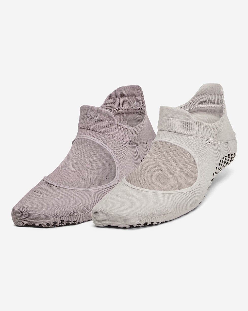 MEIAS UNDER ARMOUR BREATHE BALANCE  - CINZA