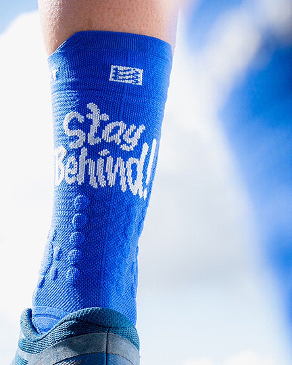 MEIAS COMPRESSPORT PRO RACING V 4.0 TRAIL STAY BEHIND