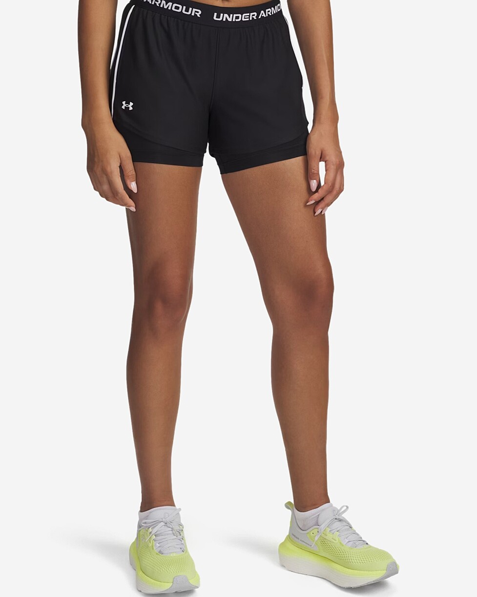 CALÇÕES UNDER ARMOUR TECH PLAY UP 2 IN 1 W - PRETO