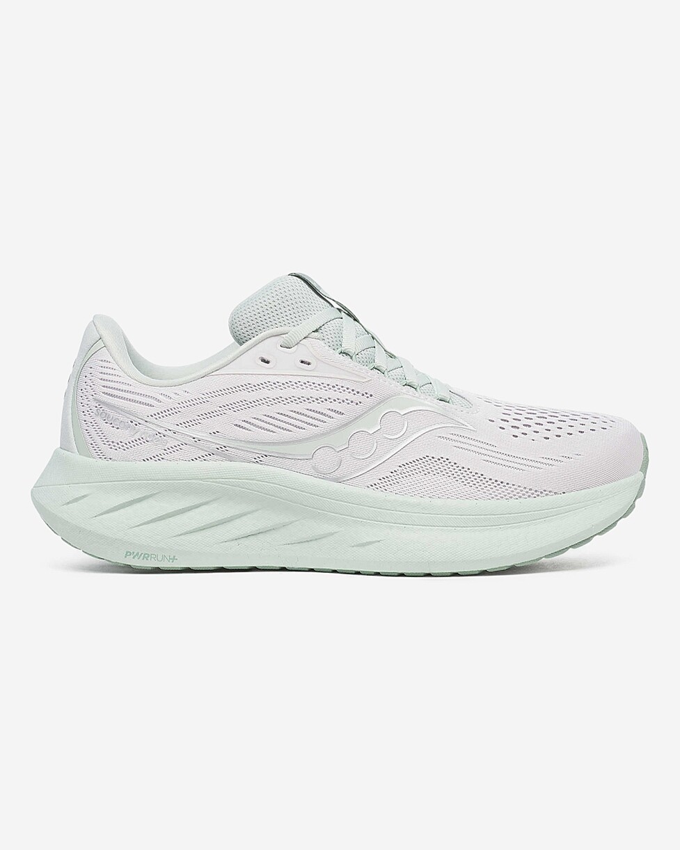TENIS SAUCONY RIDE 18 W - CINZA/CLARO