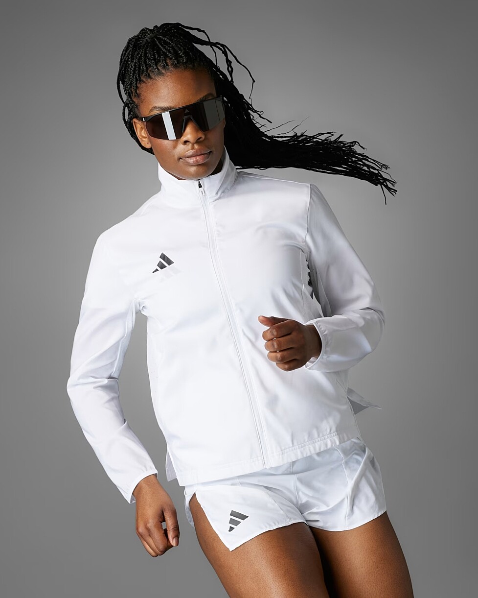 CASACO ADIDAS ADIZERO E JCKT - BRANCO