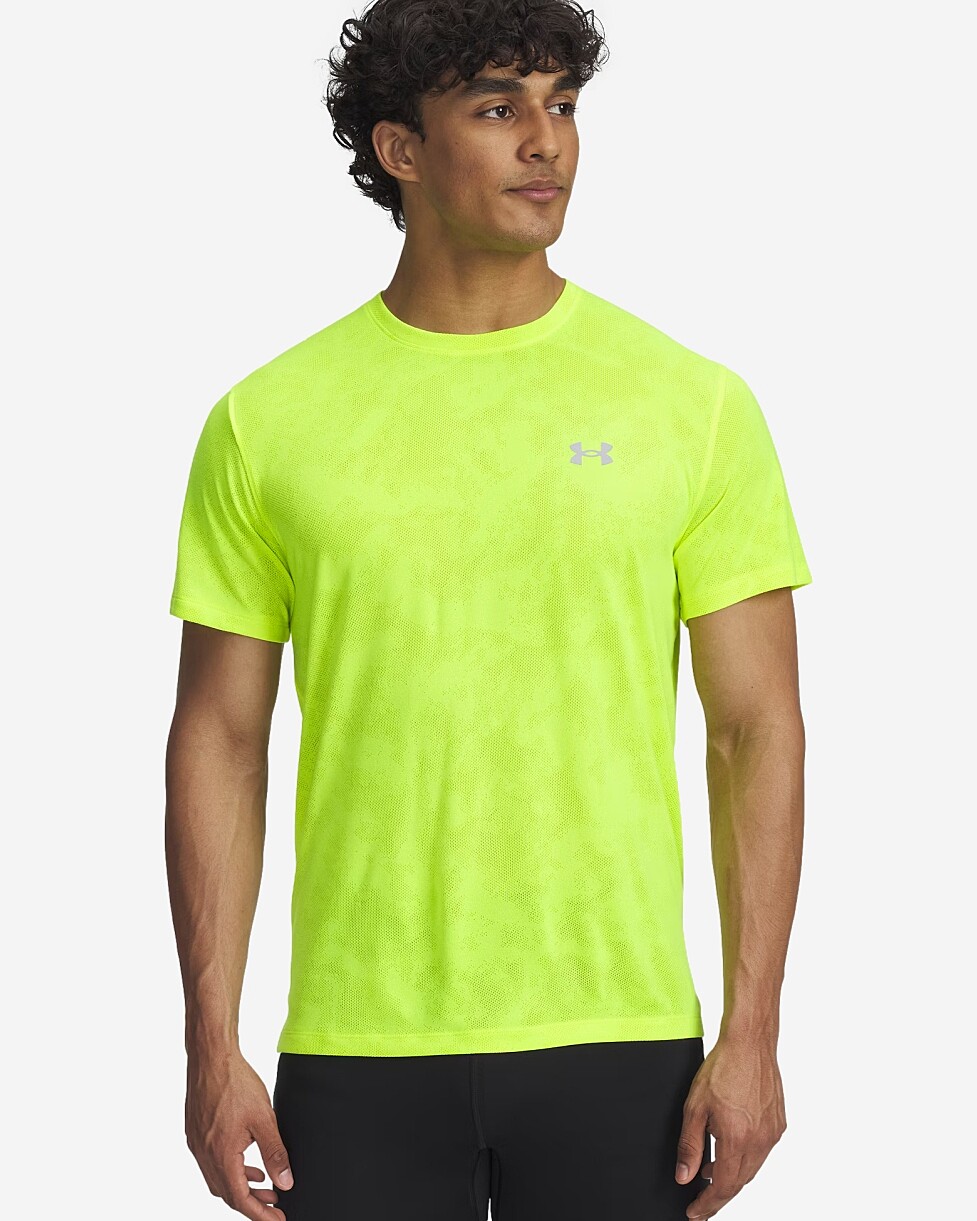 T-SHIRT UNDER ARMOUR TECH VENT - VERDE CLARO