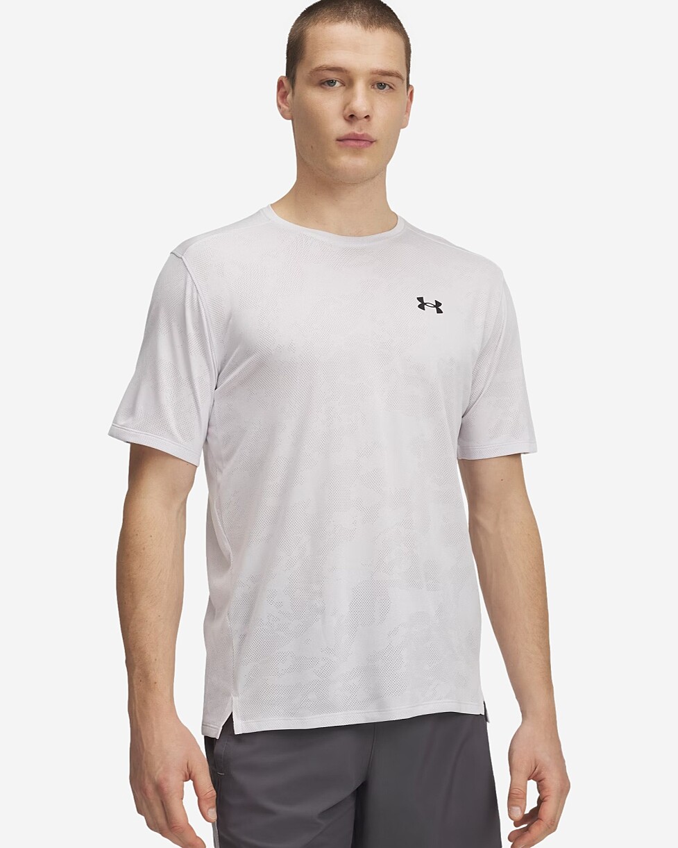 T-SHIRT UNDER ARMOUR TECH VENT - CINZA