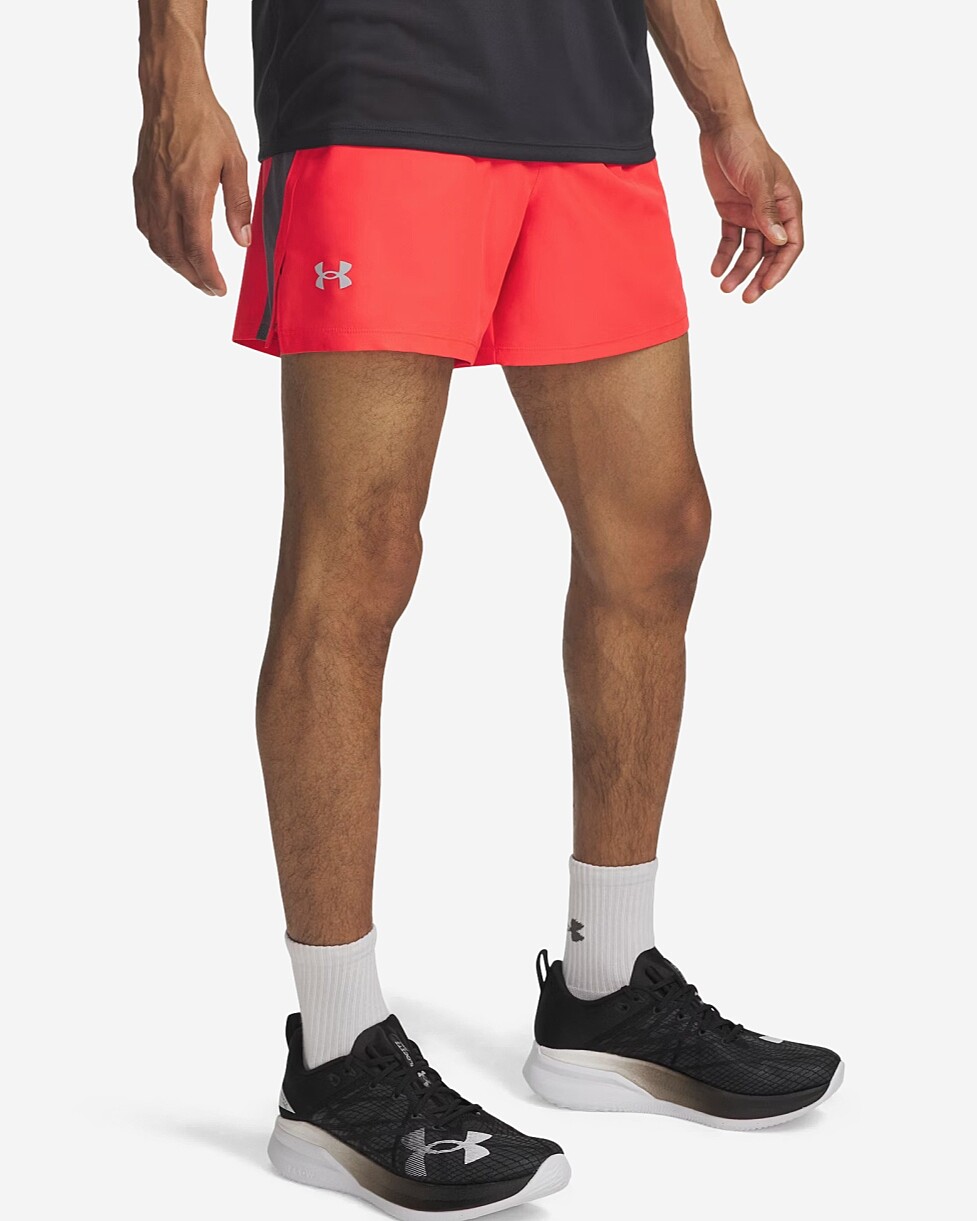 CALÇÕES UNDER ARMOUR LAUNCH 5 - VERMELHO