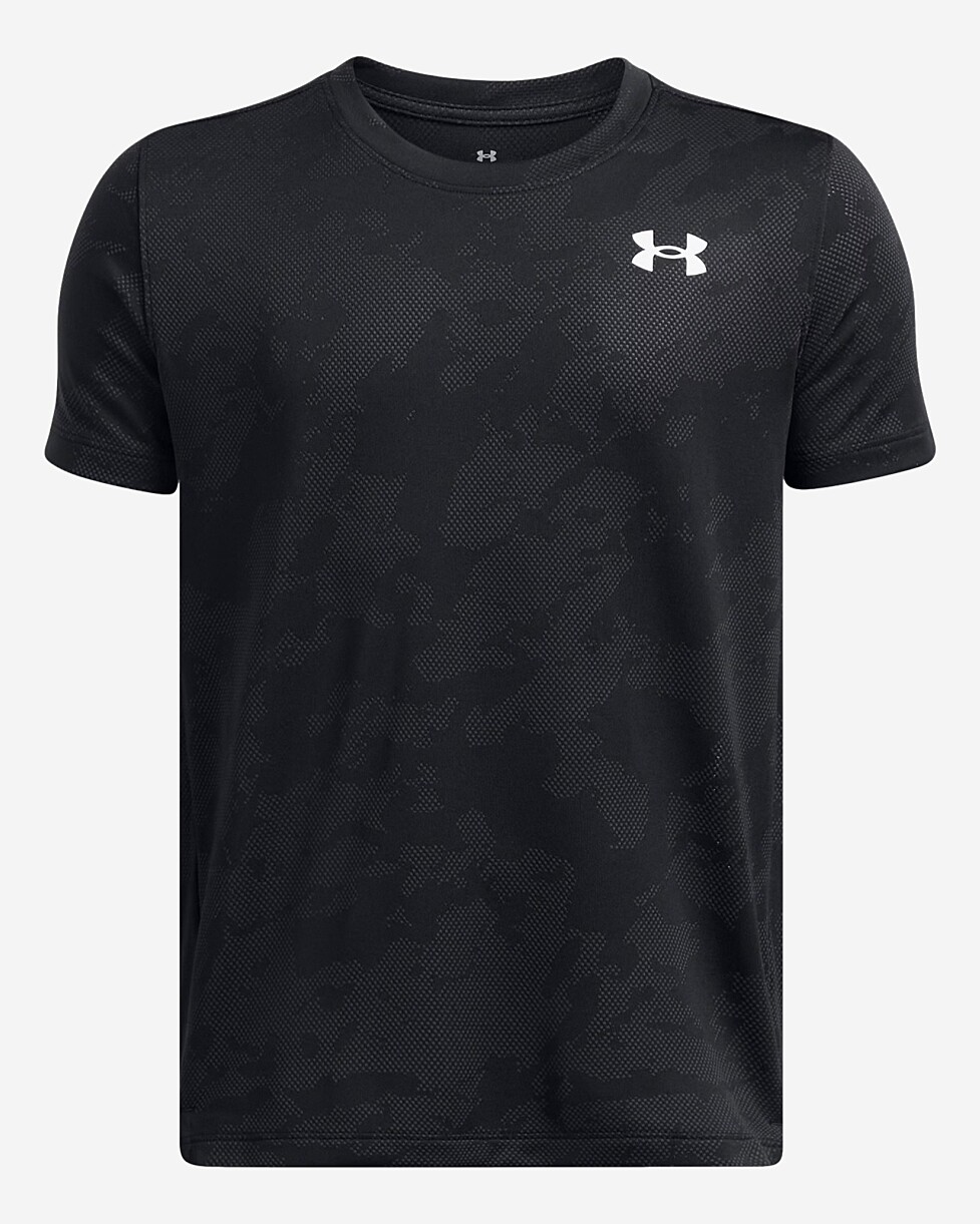 T-SHIRT UNDER ARMOUR TECH VENT  JR  - PRETO