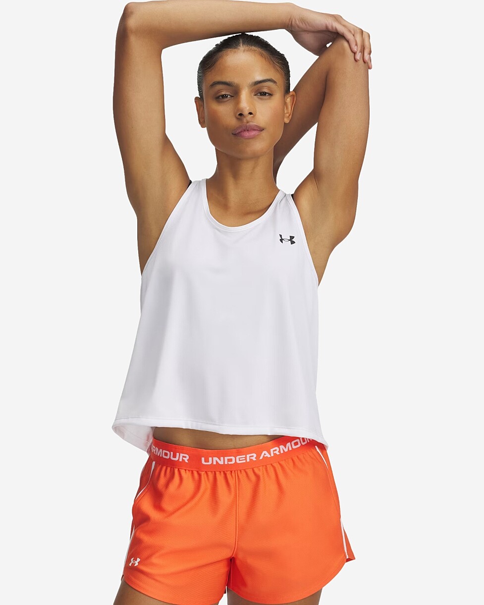 T-SHIRT UNDER ARMOUR TECH SWING TANK  - BRANCO
