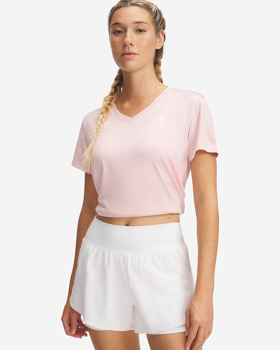 T-SHIRT UNDER ARMOUR TECH SSV  - ROSA