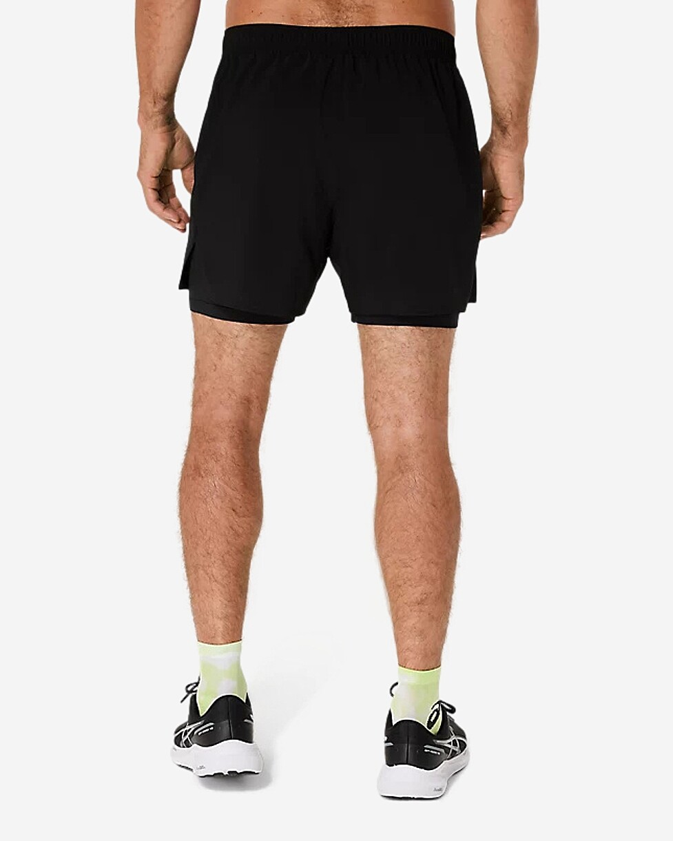CALÇÕES ASICS CORE  2N1 5IN - PRETO