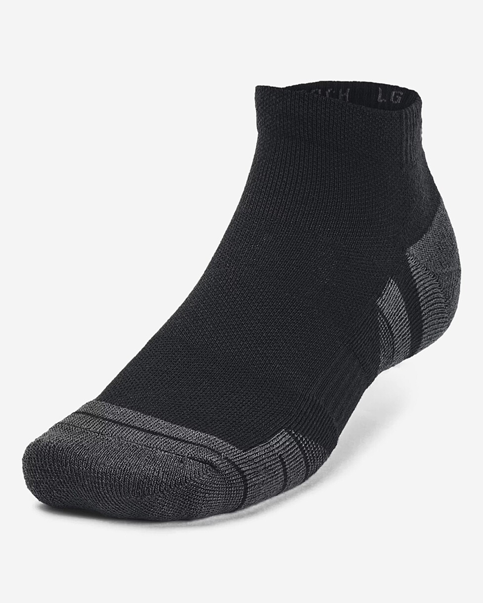 MEIAS UNDER ARMOUR PERFORMANCE TECH 3PK - PRETO