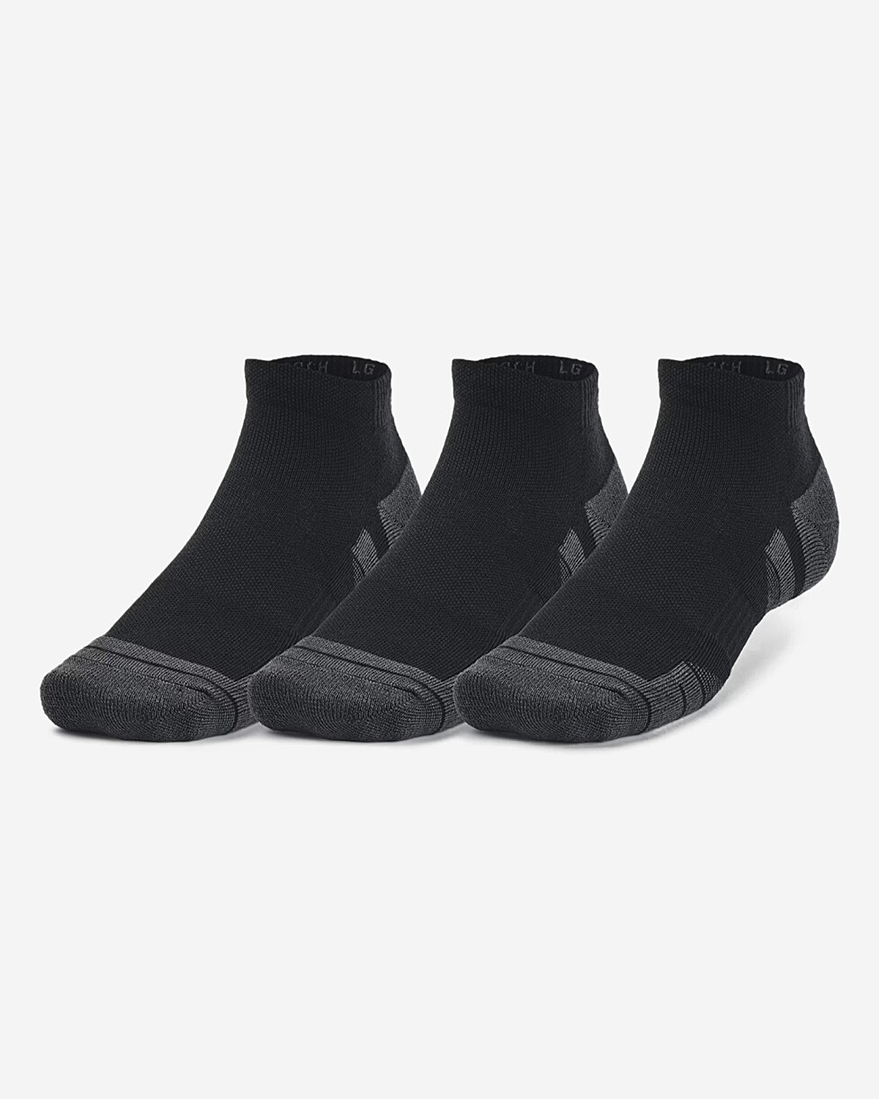 MEIAS UNDER ARMOUR PERFORMANCE TECH 3PK - PRETO