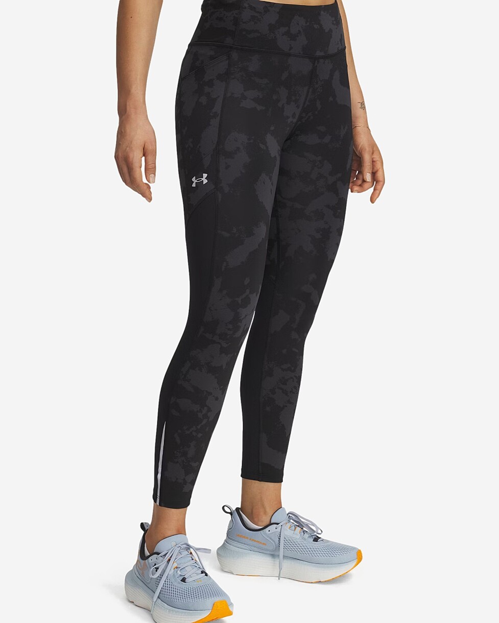 LEGGINGS UNDER ARMOUR FLY FAST ANKLE - PR/PRATEADO