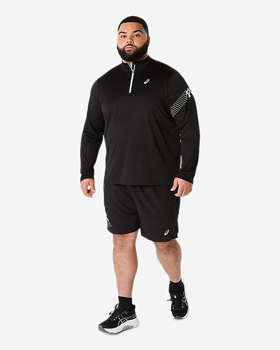 SWEAT ASICS ICON LS 1/2 ZIP