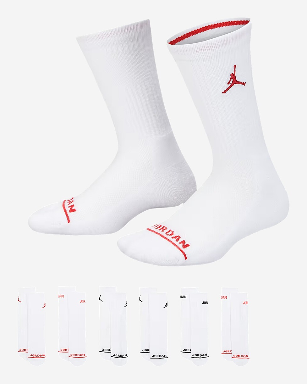 MEIAS JORDAN LEGEND CREW  - BRANCO