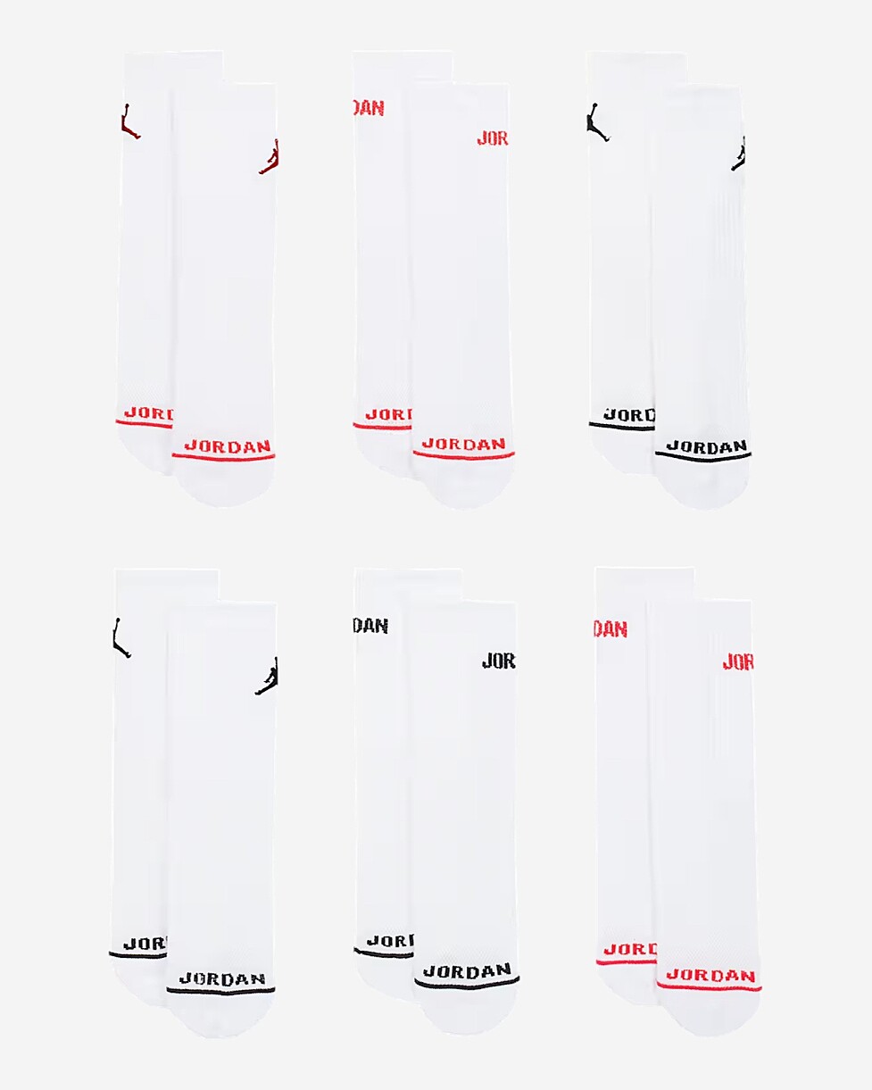 MEIAS JORDAN LEGEND CREW  - BRANCO
