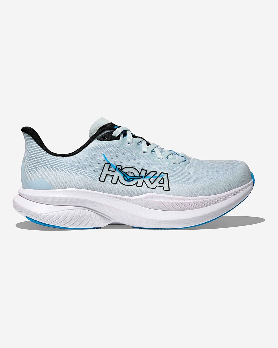 TENIS HOKA MACH 6 W - AZUL CLARO