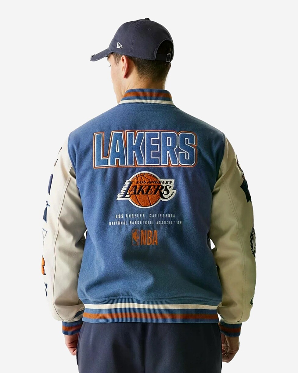 CASACO NEW ERA NBA PATCH VARSITY - AZUL