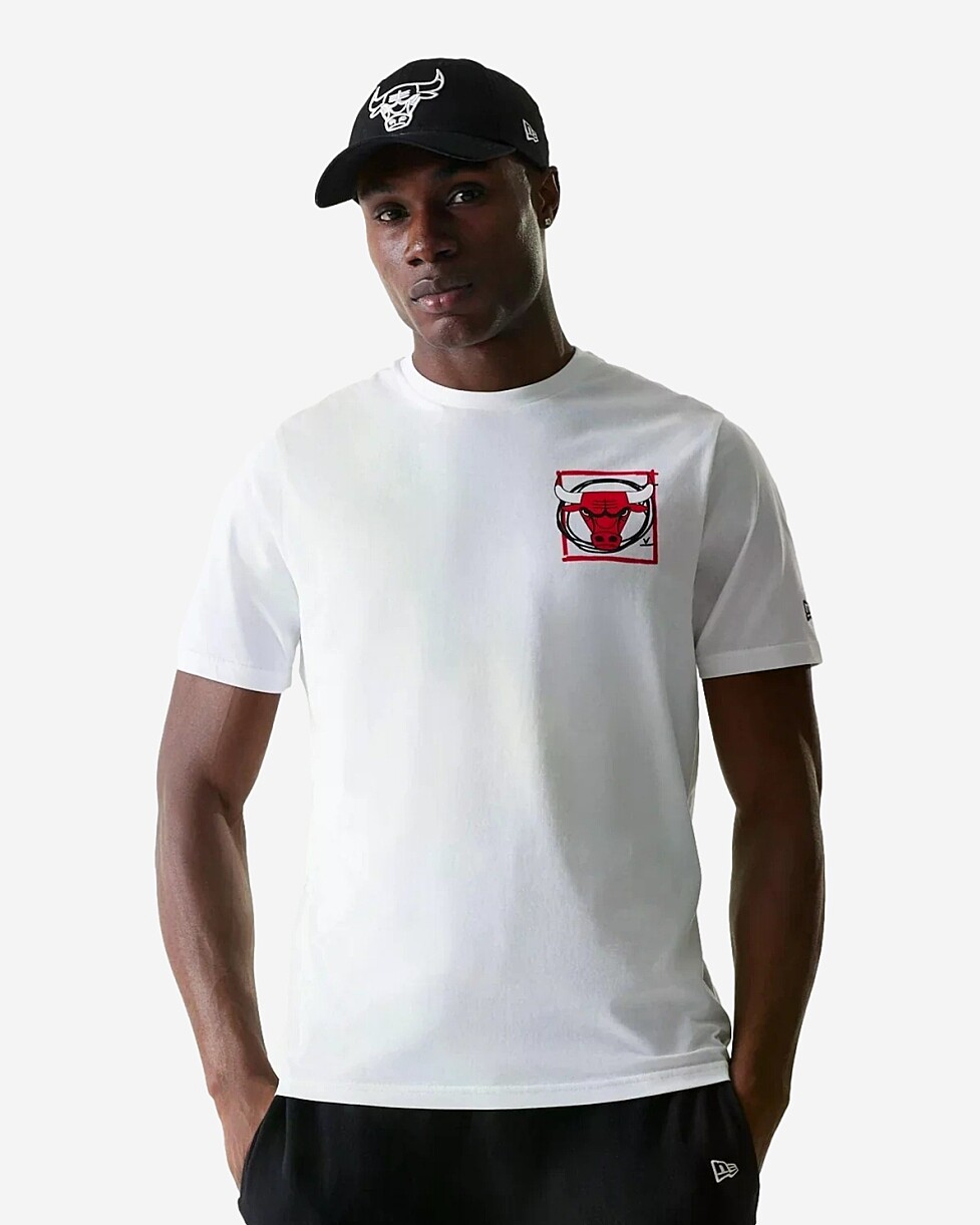 T-SHIRT NEW ERA NBA PHOTOGRPHC PRINT  - BRANCO