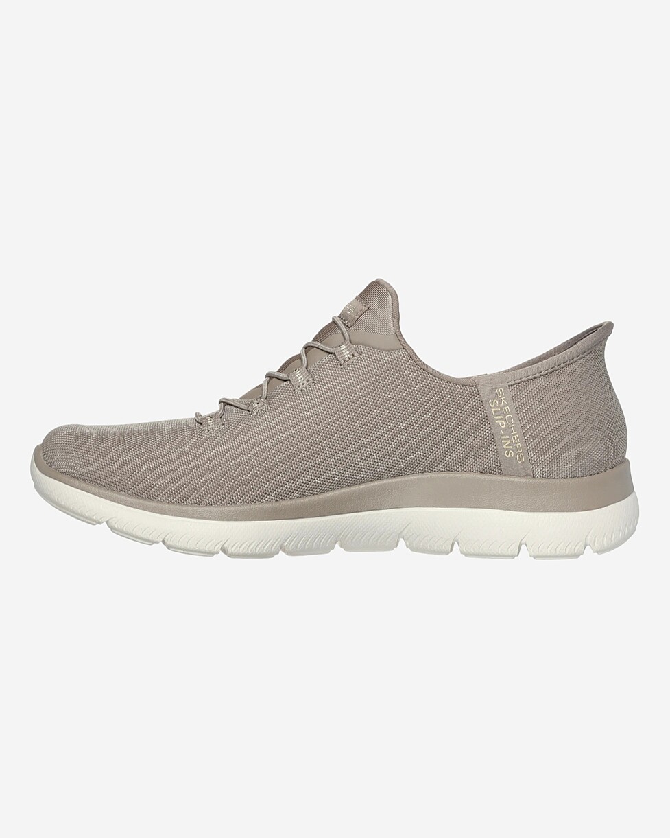 TENIS SKECHERS SUMMITS CLASSY SLIP INS - BEGE