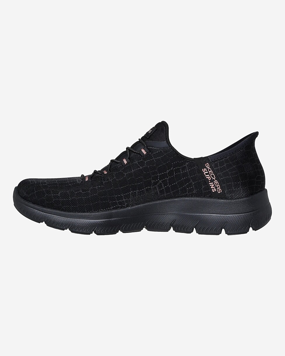 TENIS SKECHERS SUMMITS CLASSY SLIP INS - PRETO
