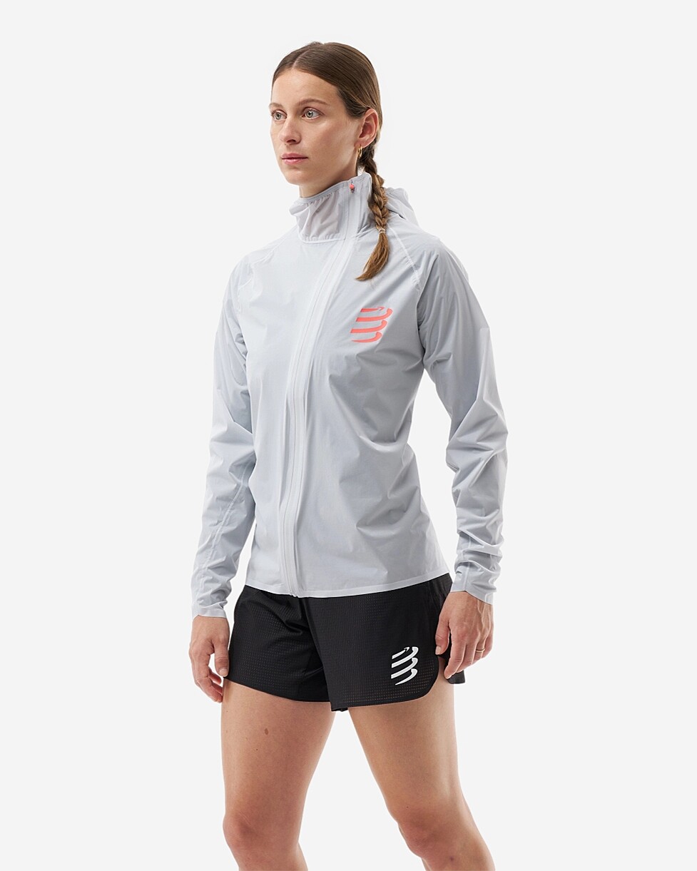 CASACO COMPRESSPORT HURRICANE WATERPROOF 10/10 - CINZA/CLARO