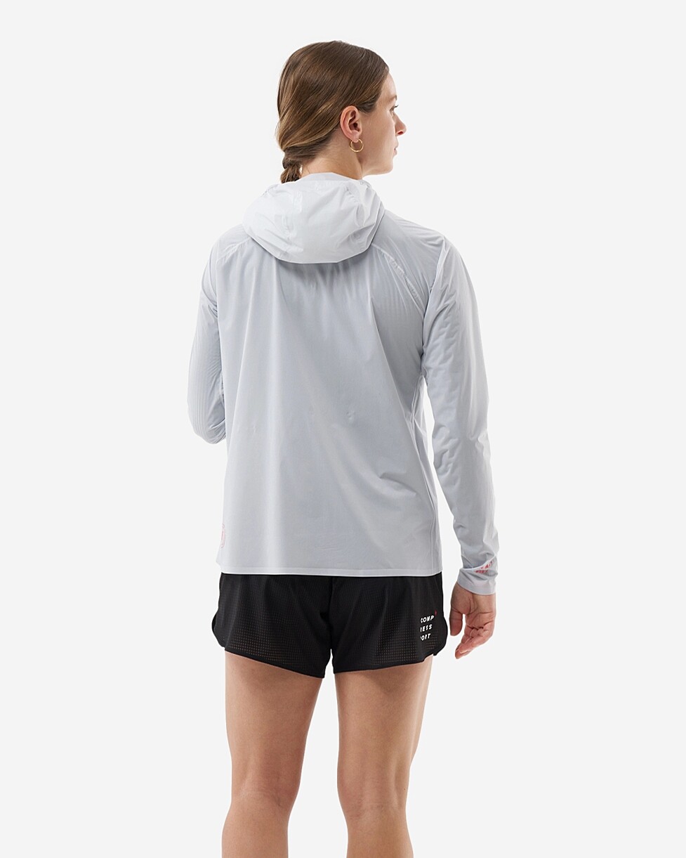 CASACO COMPRESSPORT HURRICANE WATERPROOF 10/10 - CINZA/CLARO