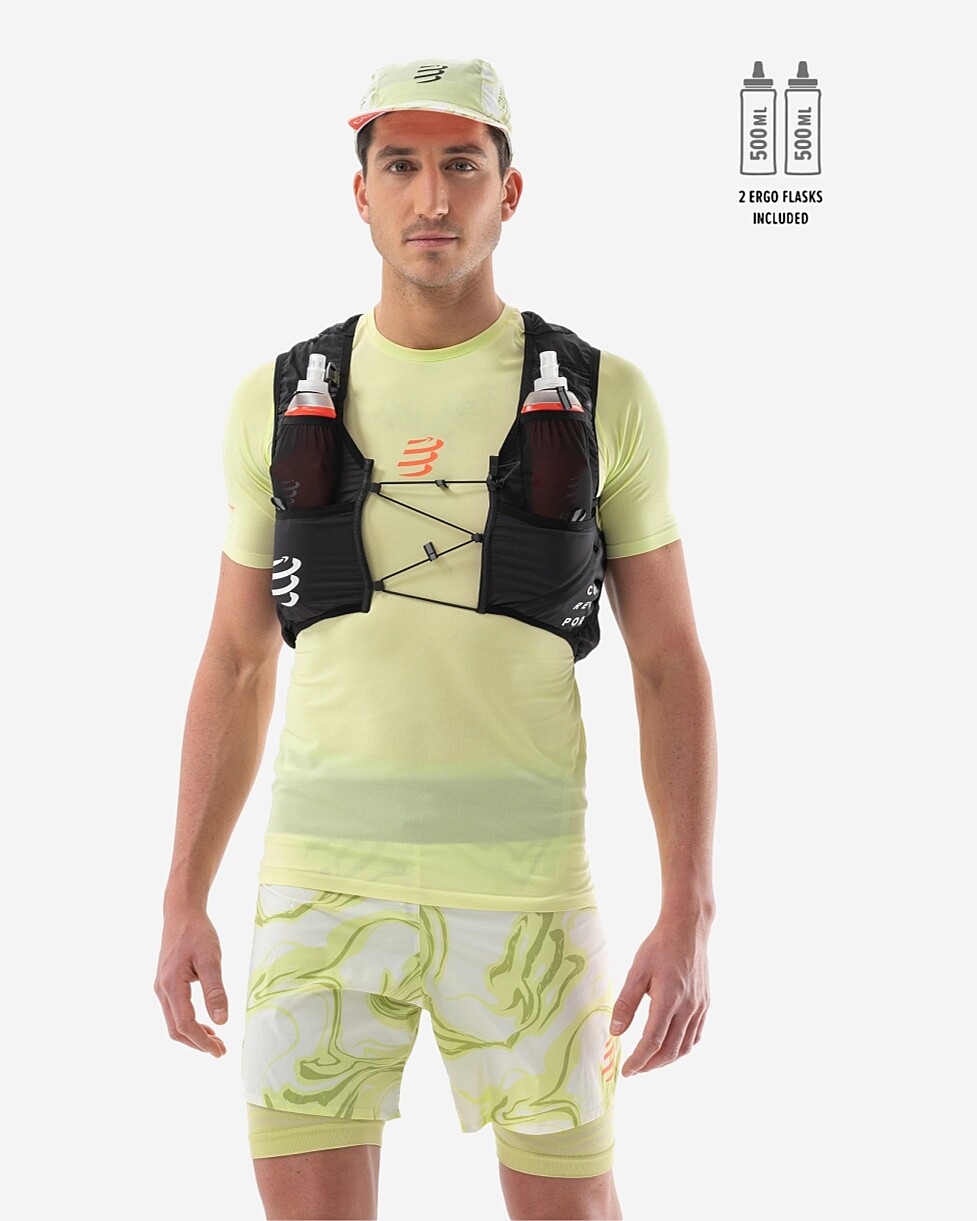 COLETE COMPRESSPORT ULTRUN EVO 10 - PRETO