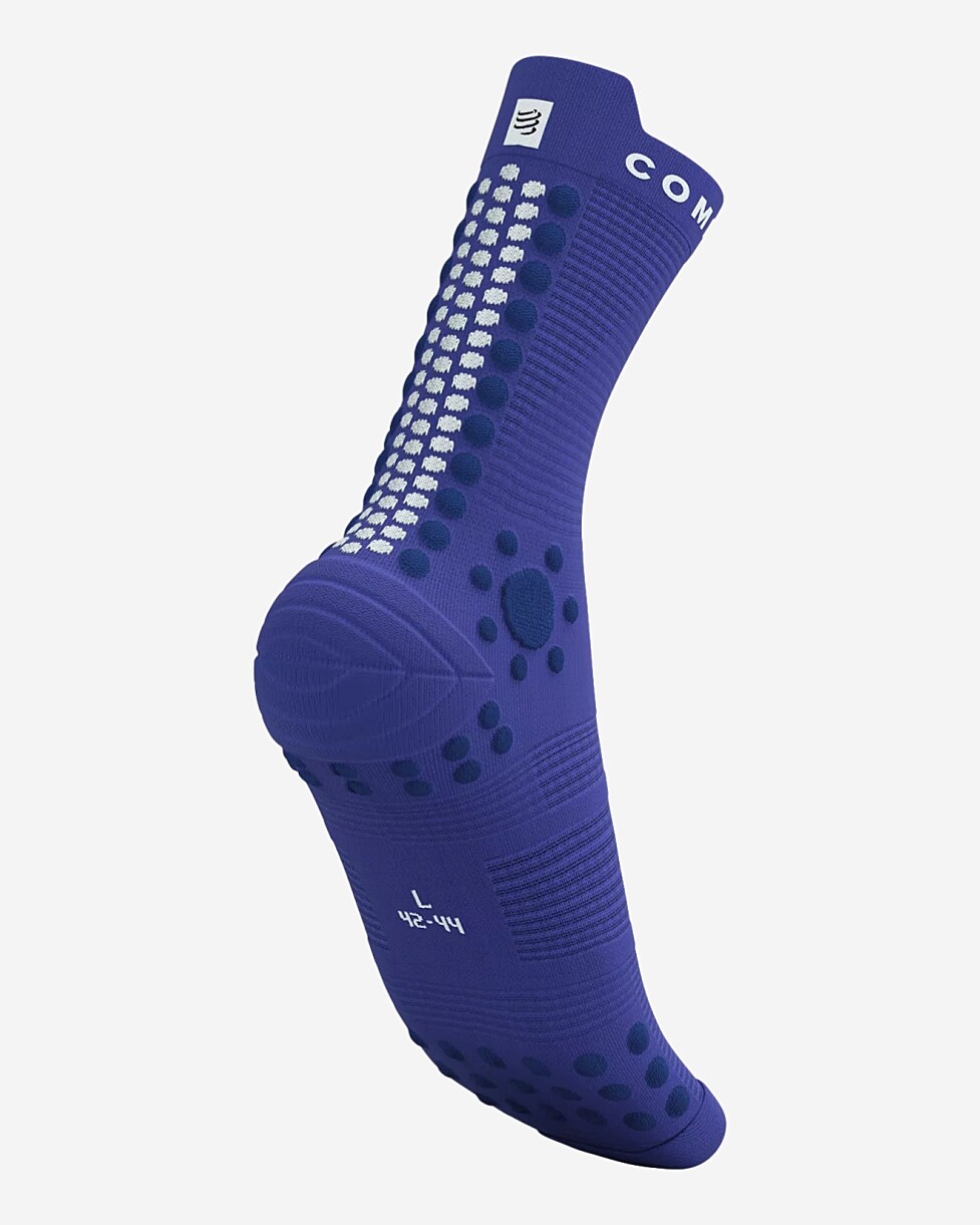 MEIAS COMPRESSPORT PRO RACING V4.0 TRAIL - AZUL ESCURO