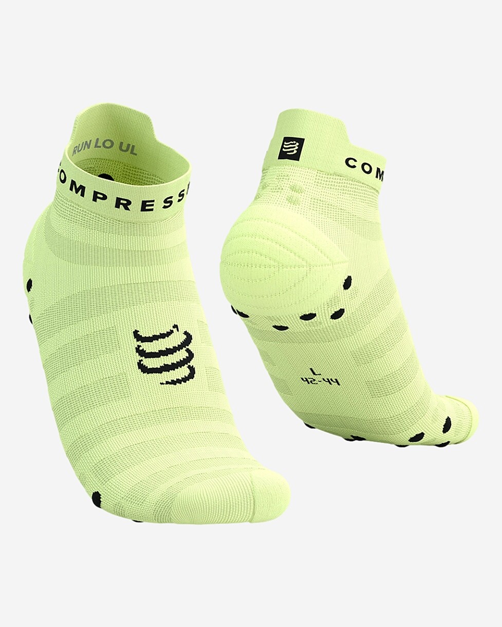 MEIAS COMPRESSPORT PRO RACING V 4.0 ULTRALIGHT RUN LOW - VR/PRETO