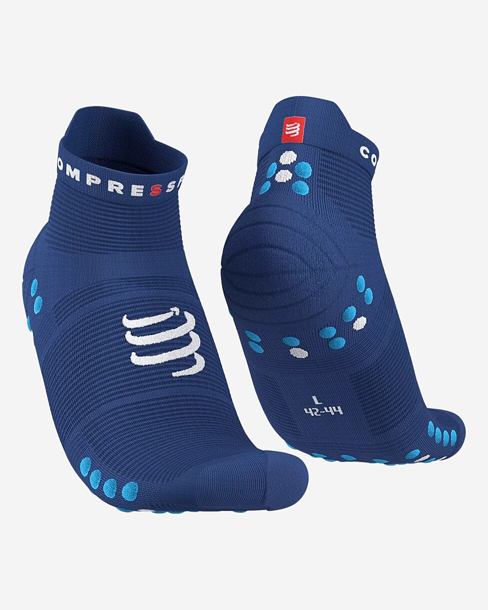 MEIAS COMPRESSPORT PRO RACING V 4.0 RU LOW - AZUL