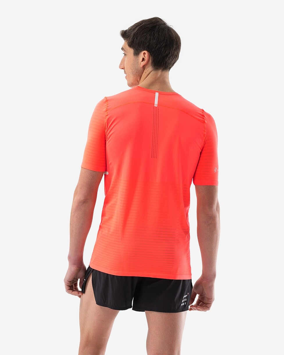 T-SHIRT COMPRESSPORT PRO RACING - LARANJA
