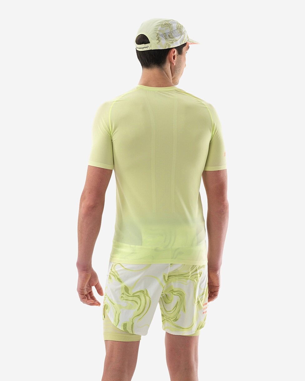 T-SHIRT  COMPRESSPORT TRAIL RACING - VERDE CLARO