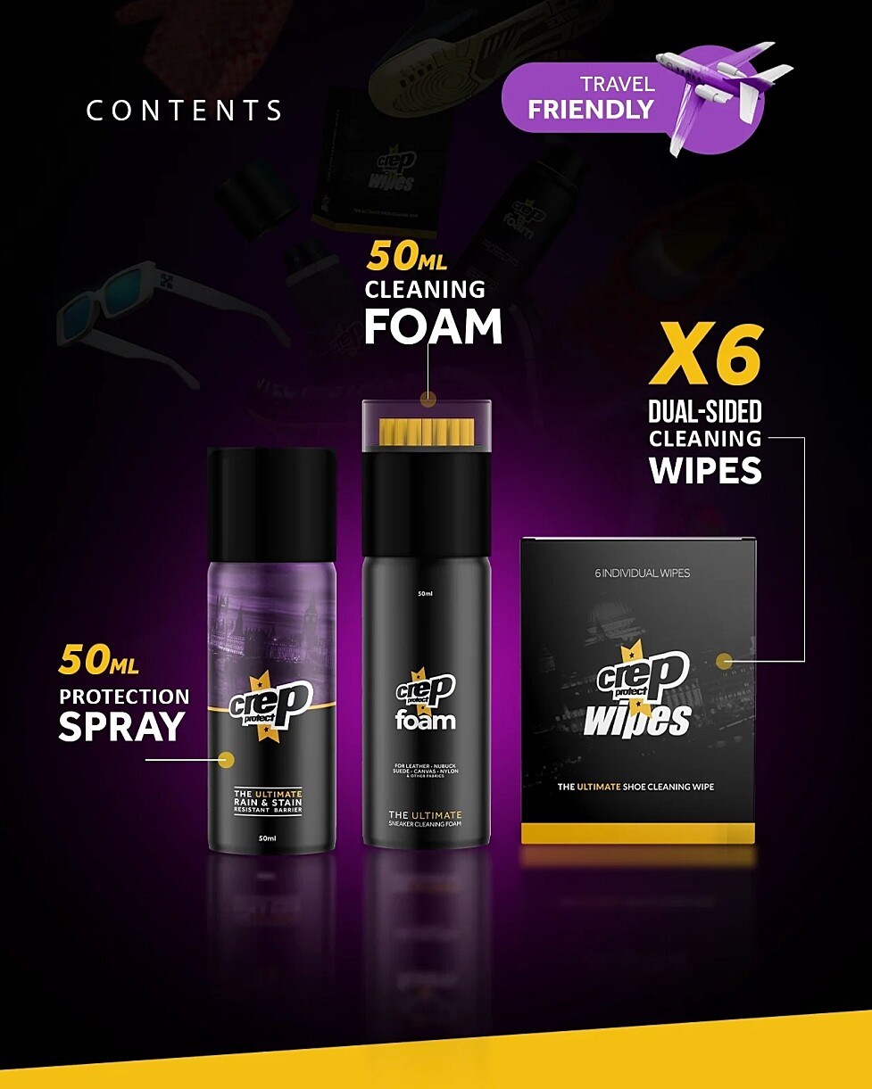 CREP PROTECT STARTER PACK  - PRETO