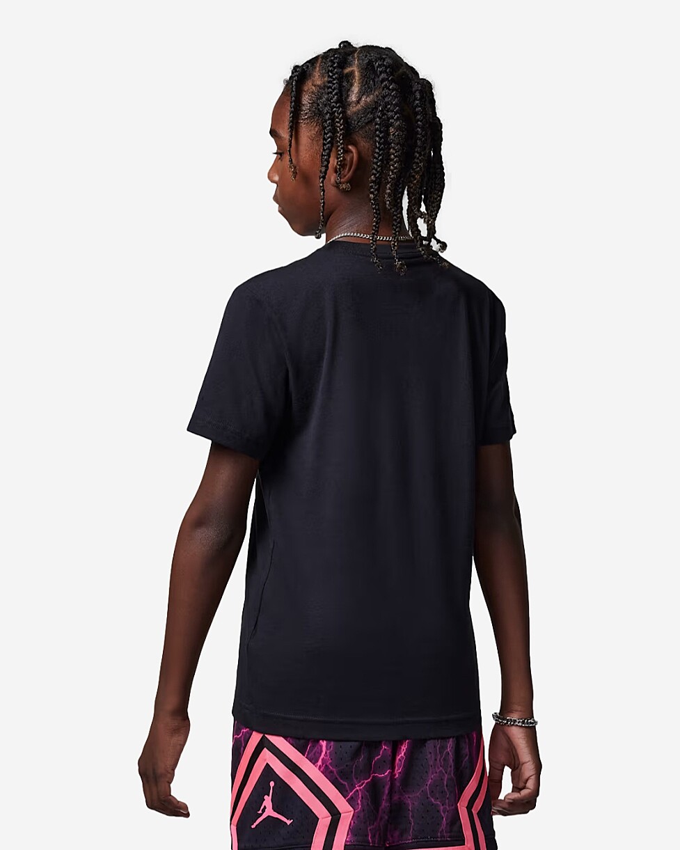 T-SHIRT JORDAN JUMPMAN AIR  JR - PRETO