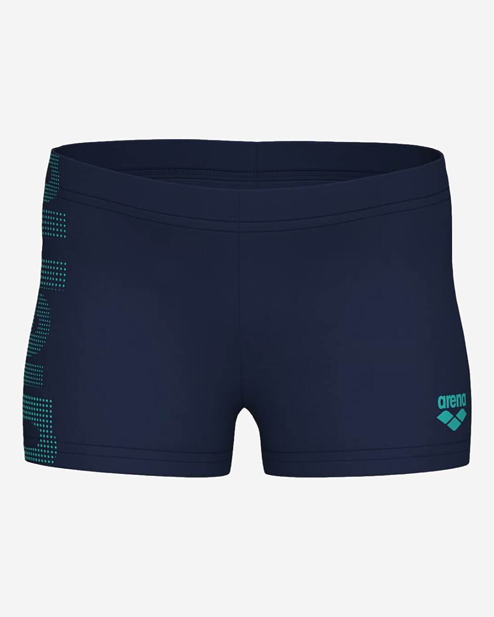 O design essencial dos calções de natação arena Kids Logo Print garantem-te conforto e uma grande amplitude...  FATO BANHO ARENA LOGO JR - AZUL