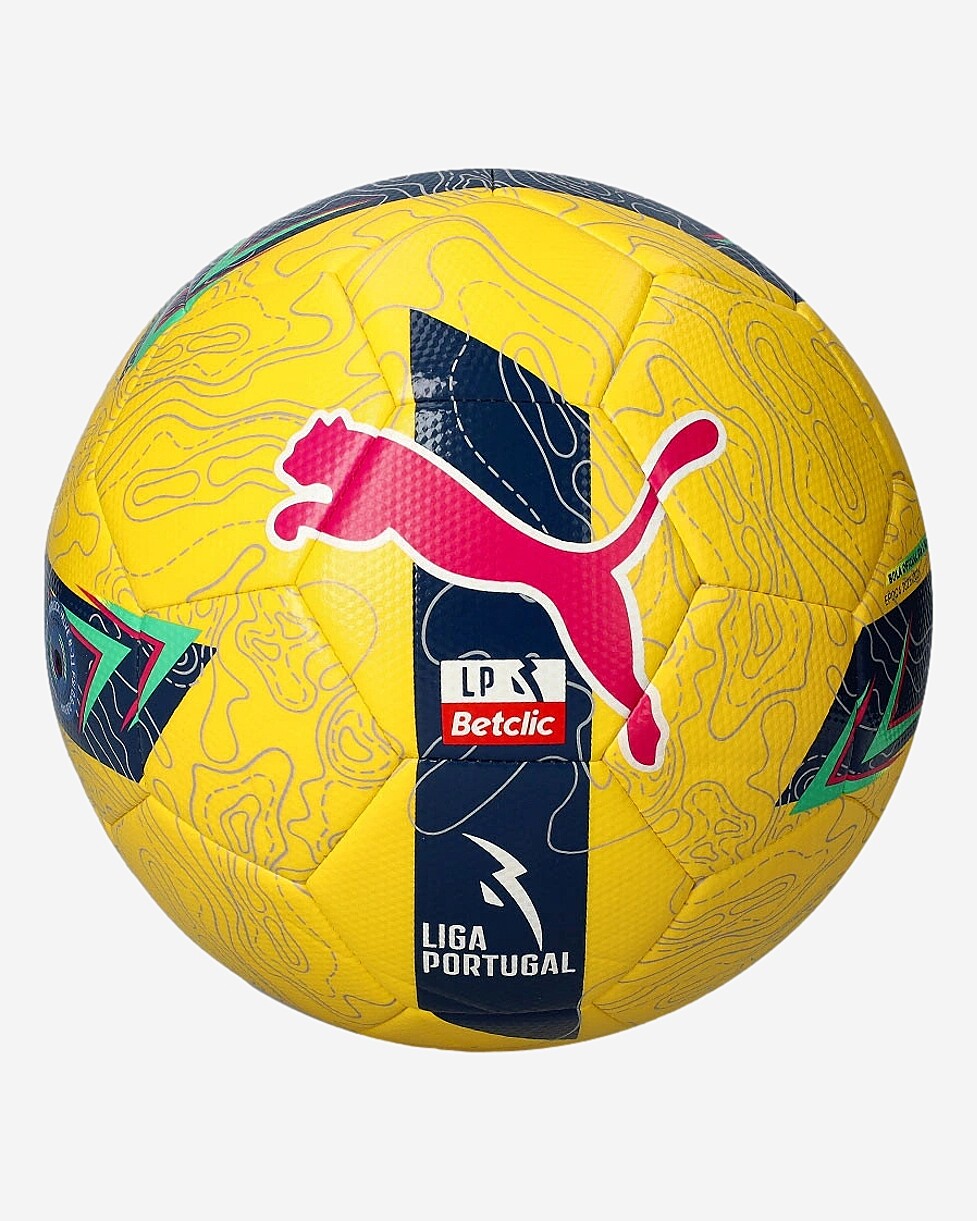 BOLA PUMA ORBITA LIGA PORTUGUESA - AMARELO/AMARELO
