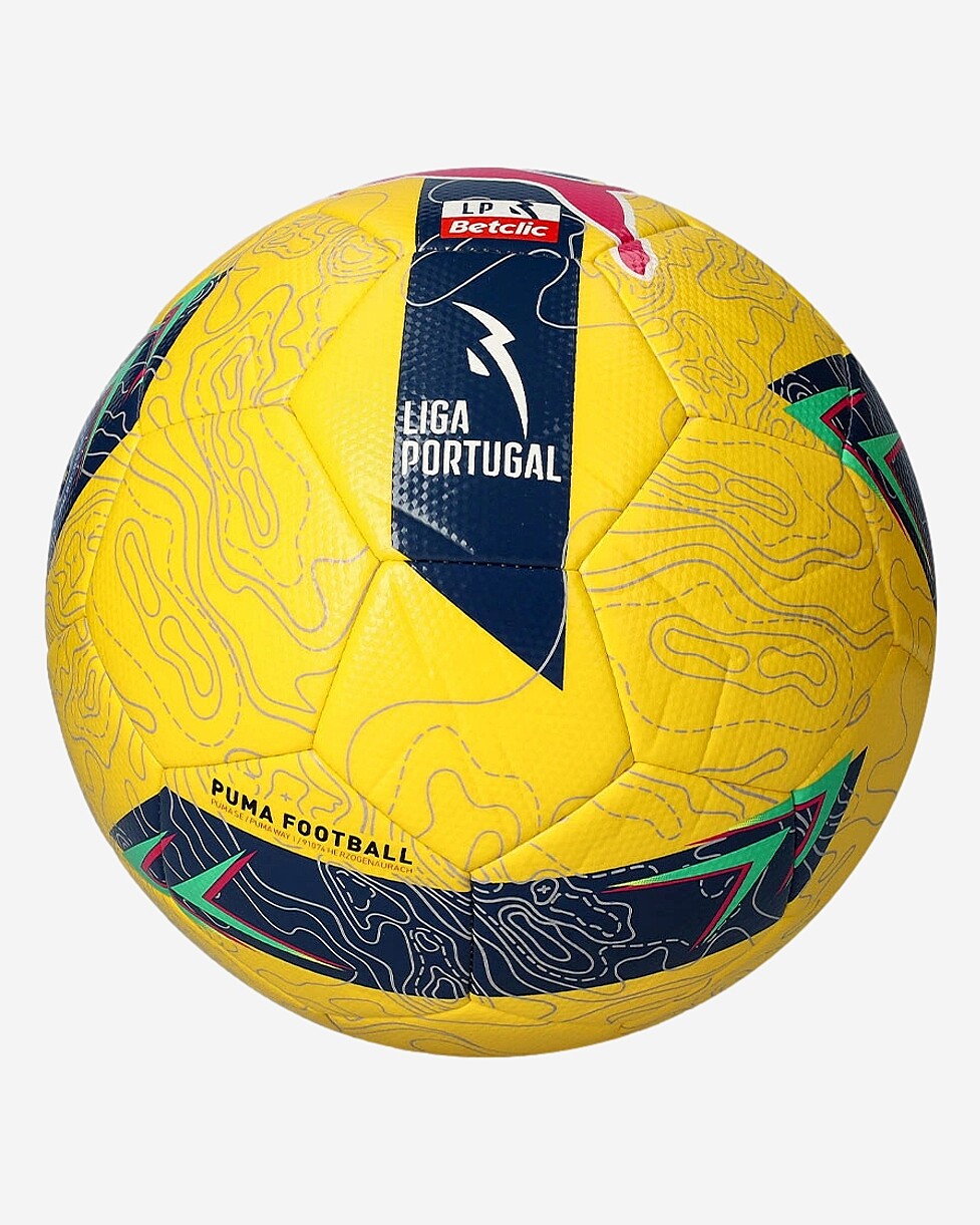 BOLA PUMA ORBITA LIGA PORTUGUESA - AMARELO/AMARELO