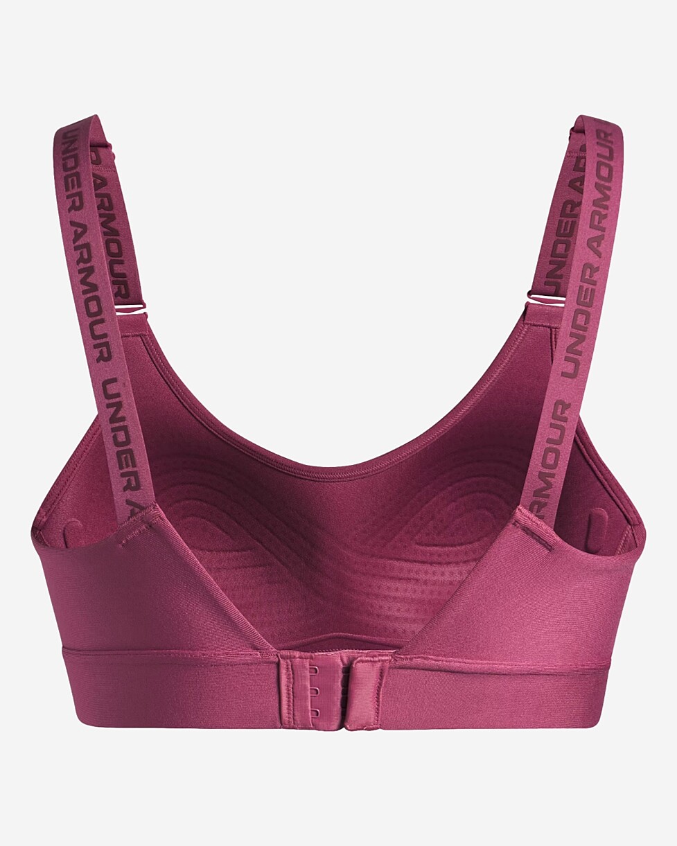 TOP UNDER ARMOUR INFINITY MID COVERED  - ROSA