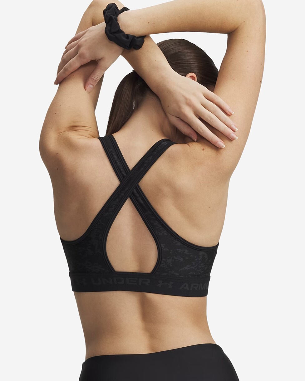 TOP UNDER ARMOUR CROSSBACK MID PRINT 