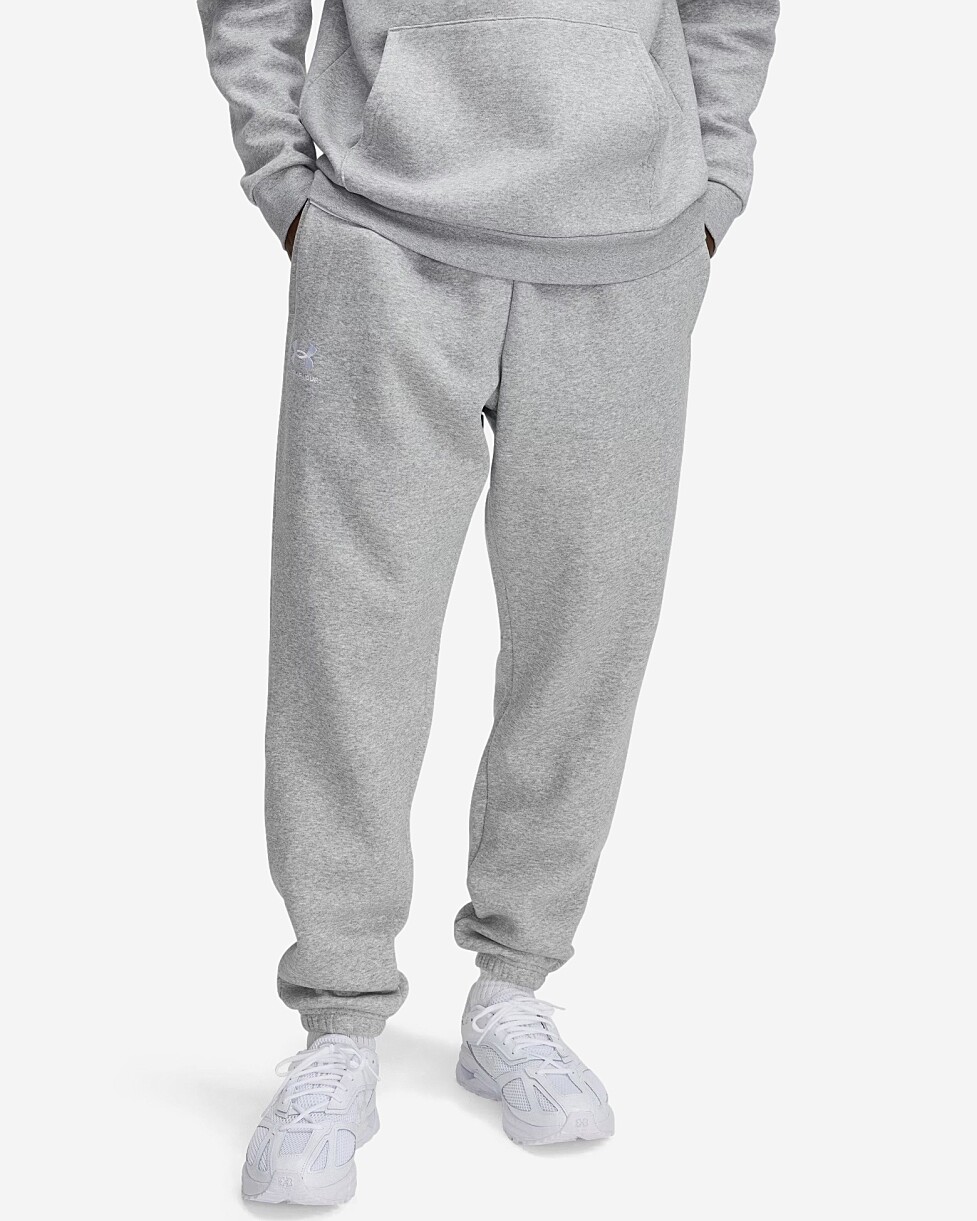 CALÇAS UNDER ARMOUR ICON FLEECE JOGGER  - CINZA/CLARO