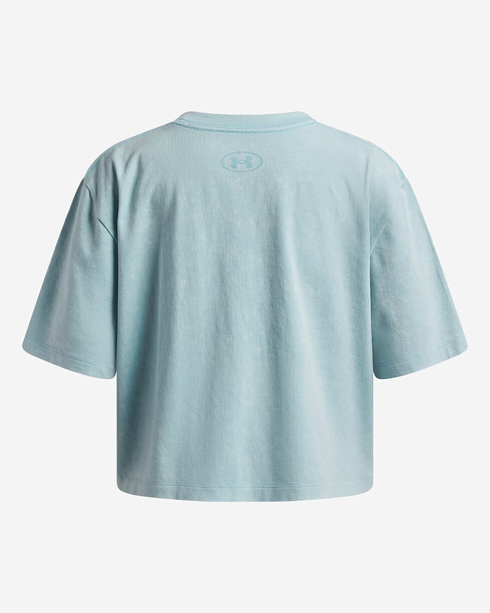 T-SHIRT UNDER ARMOUR RIVALWASH JR - AZUL CLARO