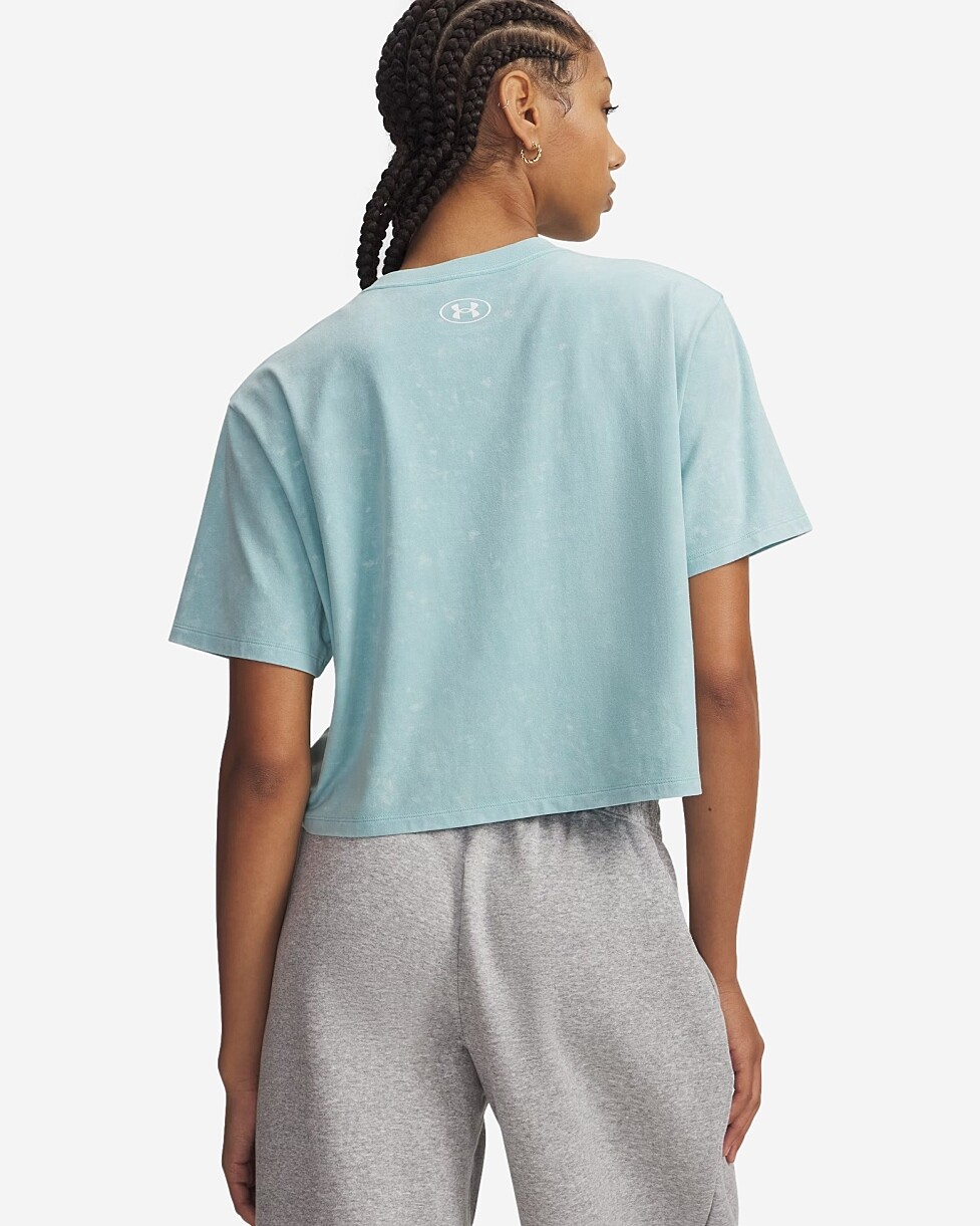 T-SHIRT UNDER ARMOUR RIVAL BOXY  - AZUL