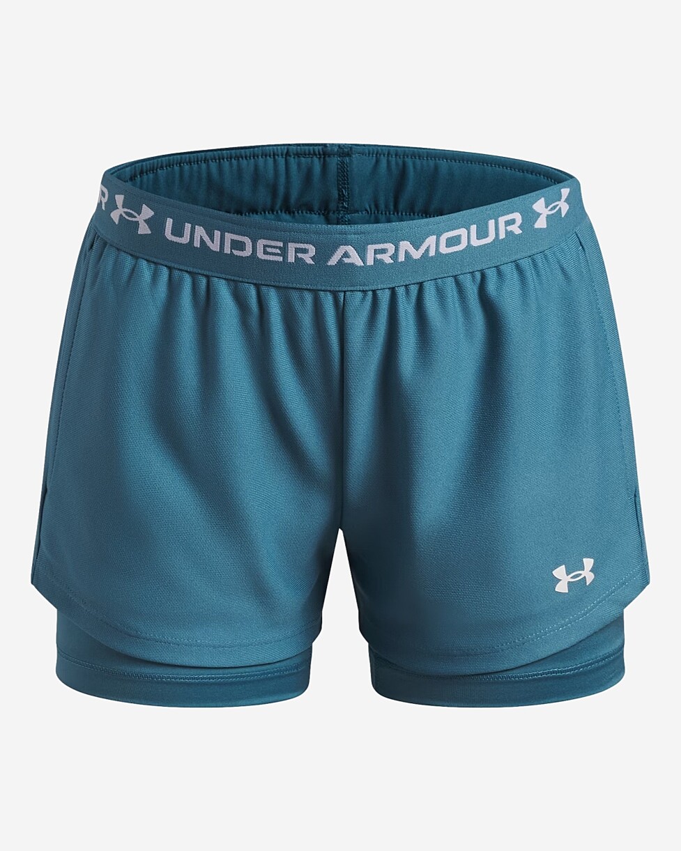CALÇÕES UNDER ARMOUR TECH PLAY UP 2N1 JR  - AZUL