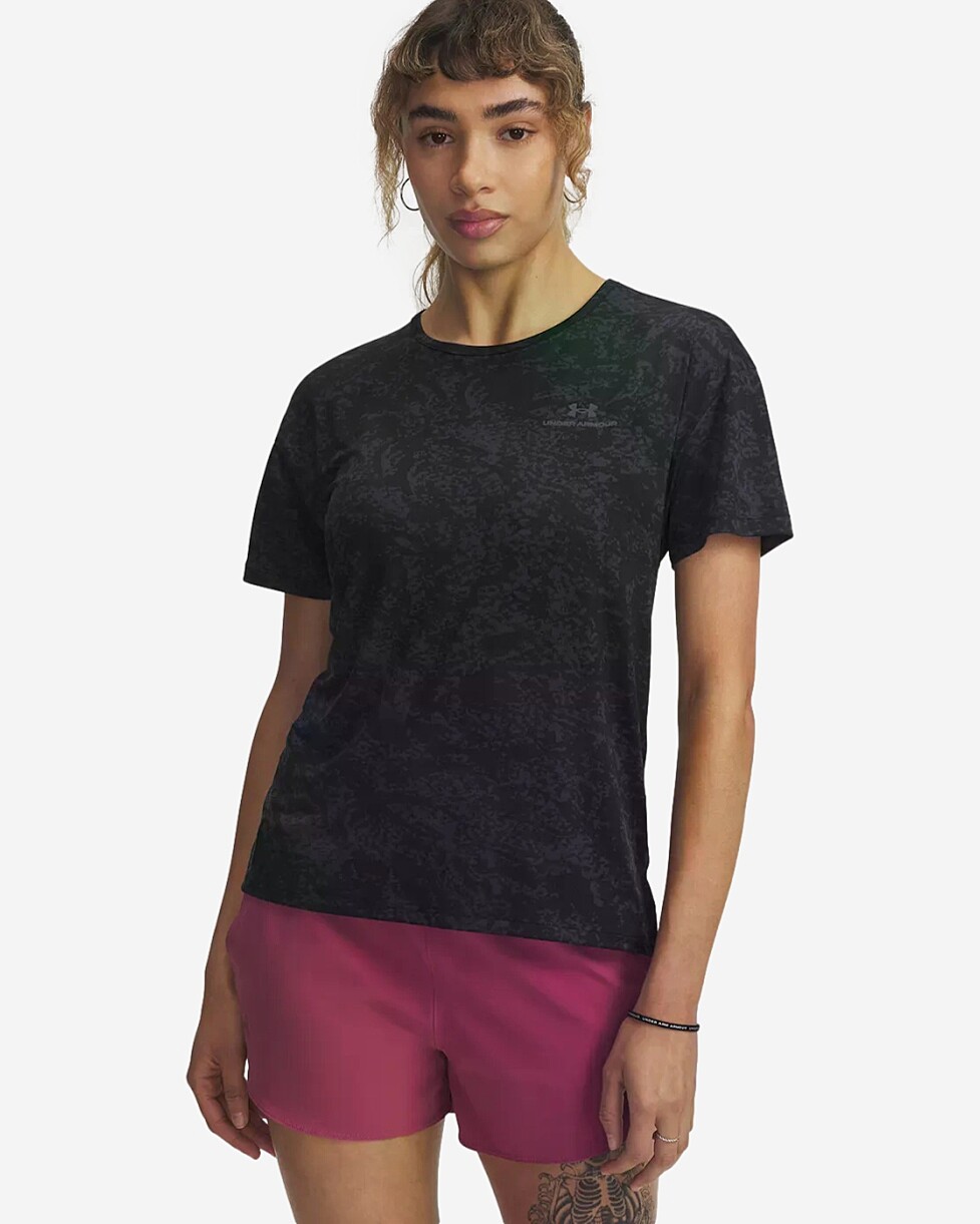 T-SHIRT UNDER ARMOUR VANISH ENERGY - PRETO