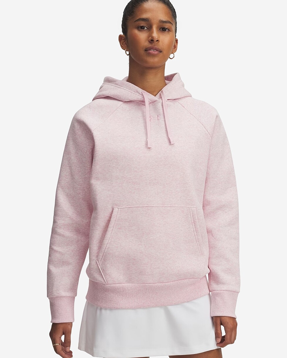 SWEAT UNDER ARMOUR RIVAL FLEECE - ROSA